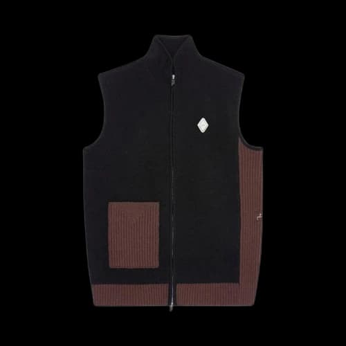 A-Cold-Wall* Contrast Knit Gilet 'Brown'