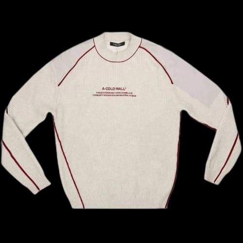 A-Cold-Wall* Dialogue Knit Crewneck 'Bone'