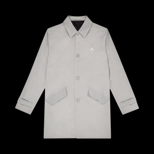 A-Cold-Wall* Welded Mac Coat 'Cement'