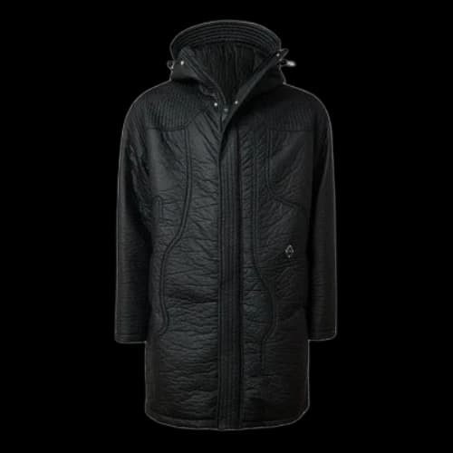 A-COLD-WALL* Crinkle Puffer With Storm Hoody Jacket 'Black'