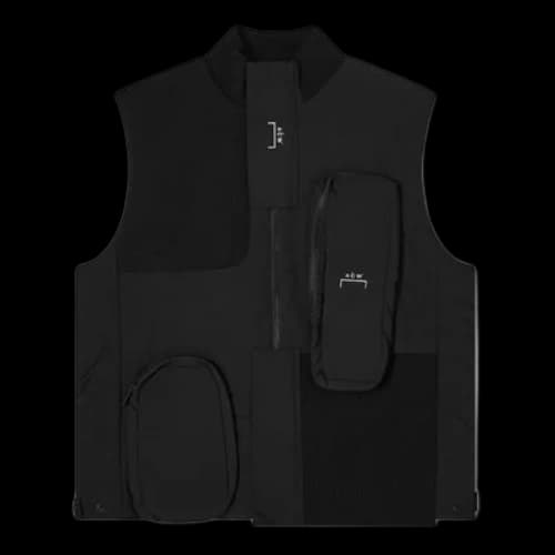 A-COLD-WALL* Assymetric 3D Pocket Puffer Gilet 'Black'