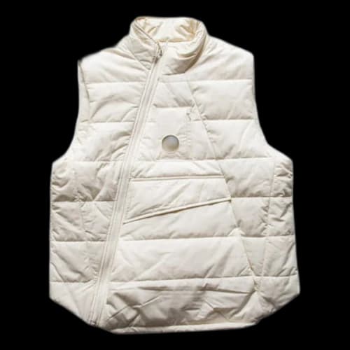 A-COLD-WALL* Woven Funnel Gilet 'Warm White'