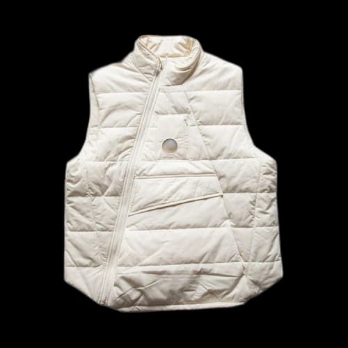 A-Cold-Wall* Woven Funnel Gilet 'Warm White'