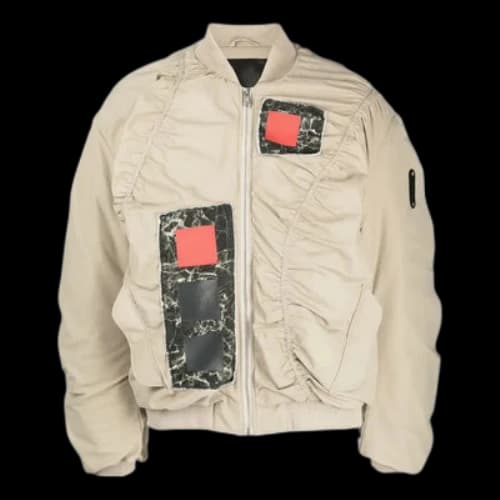 A-COLD-WALL* Cubist Ruched Bomber Jacket 'Dark Stone'
