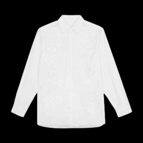 A-Cold-Wall* Erosion Print Long-Sleeve Shirt 'White'