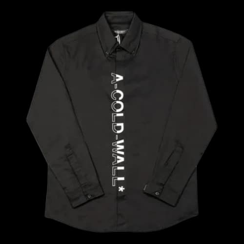 A-COLD-WALL* Logo Branded Shirt 'Black'