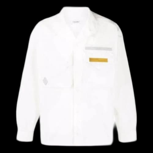 A-COLD-WALL* Logo Detailed Buttoned Shirt 'White'