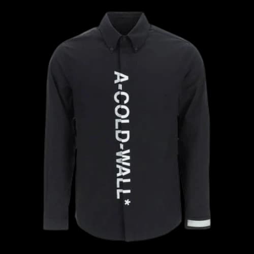 A-COLD-WALL* Split Dialogue Shirt 'Black'