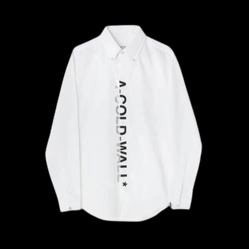 A-Cold-Wall* Woven Split Dialogue Shirt 'White'