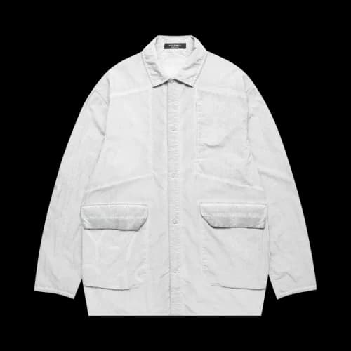 A-Cold-Wall* Cipher Garment Dyed Overshirt 'Bone'