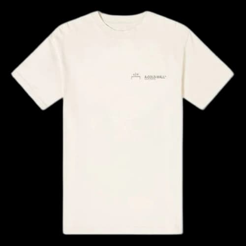 A-COLD-WALL* SS20 Logo Tee Chest Small logo Basic Short Sleeve Unisex Beige