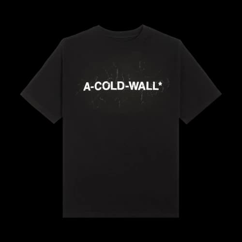 A-Cold-Wall* Knitted Logo T-Shirt 'Black'