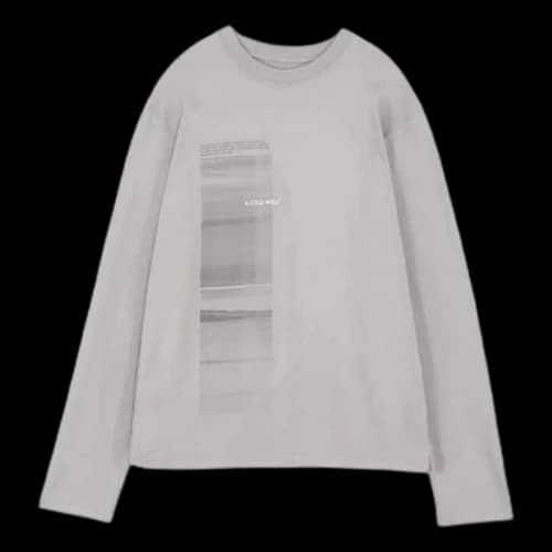 A-COLD-WALL* Diffusion Graphic Long Shirt Tee 'Mid Grey'