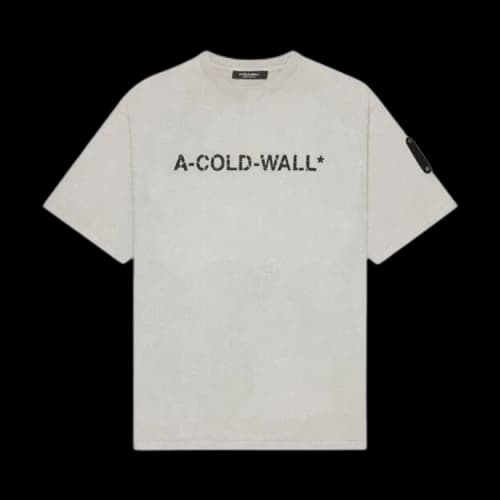 A-Cold-Wall* Overdye Logo T-Shirt 'Cement'