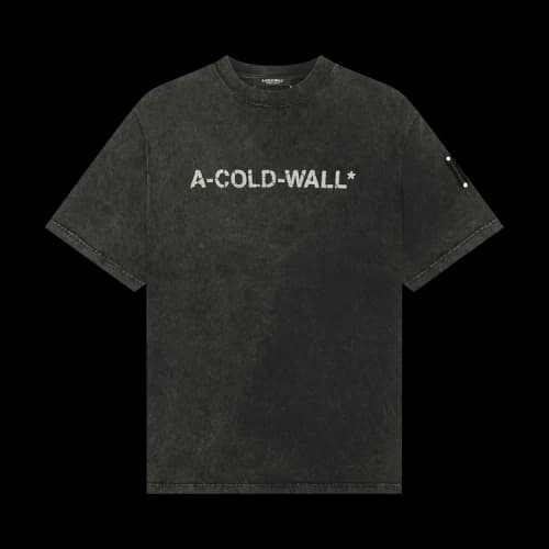 A-Cold-Wall* Overdye Logo T-Shirt 'Onyx'