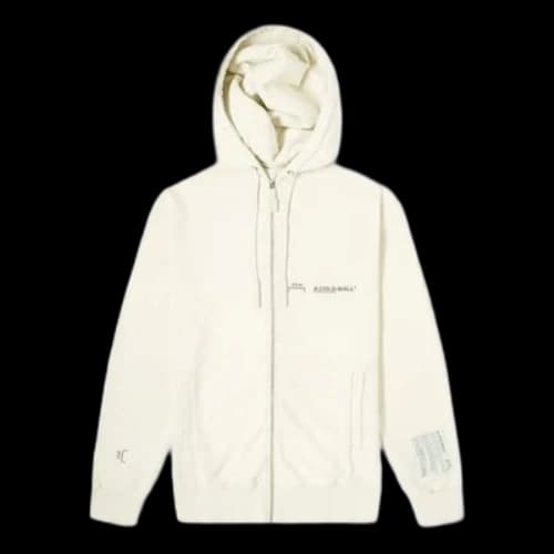 A-COLD-WALL* Logo Zip Hoody Zipper Unisex White