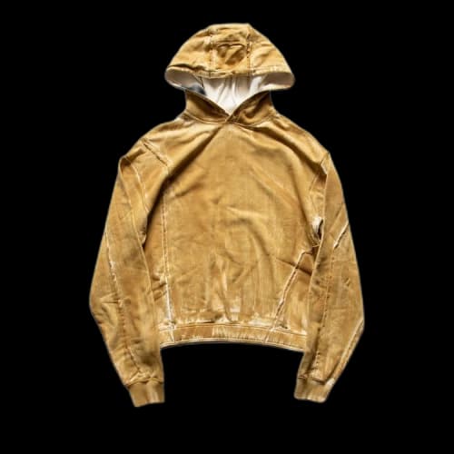 A-Cold-Wall* Knitted Corrosion Hooded Sweatshirt 'Sulphur'