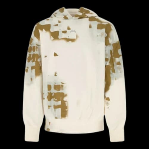 A-COLD-WALL* Brush Stroke Printed Hoodie 'White Browm'