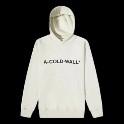 A-COLD-WALL* Logo Popover Hoodie 'Bone White'