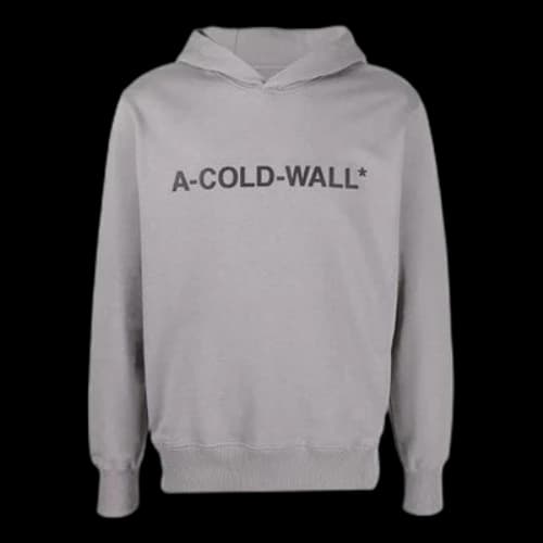 A-COLD-WALL* Logo Popover Hoodie 'Grey'