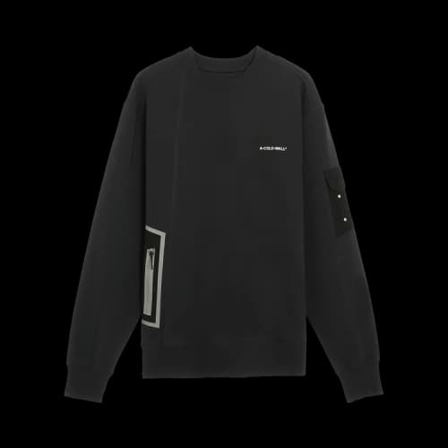 A-Cold-Wall* Polygon Technical Crewneck 'Black'