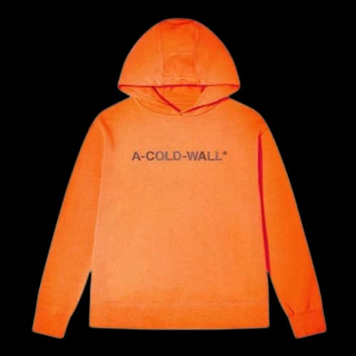 A-COLD-WALL* Essential Logo Printed Hoodie 'Orange'
