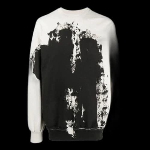 A-COLD-WALL* Cotton Relaxed Crewneck Sweatshirt 'Black White'