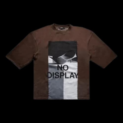 A-COLD-WALL* No Display Oversized T-shirt 'Brown'