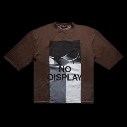 A-Cold-Wall* No Display Oversized T-Shirt 'Brown'