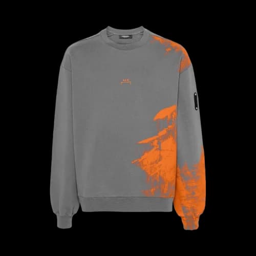 A-Cold-Wall* Brushstroke Crewneck Sweatshirt 'Grey'
