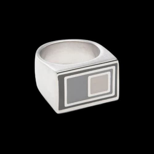 A-Cold-Wall* Lateral Ring 'Grey'