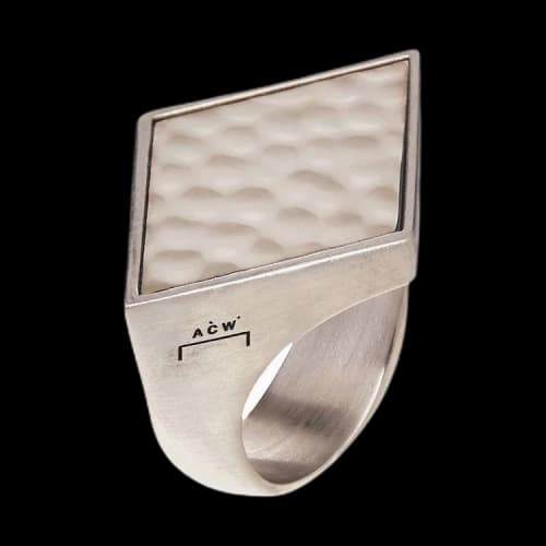 A-Cold-Wall* Mesa Artisan Ring 'Silver'