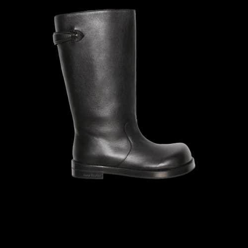 Acne Studios Calfskin Knee high Boots 2cm Women's Black
