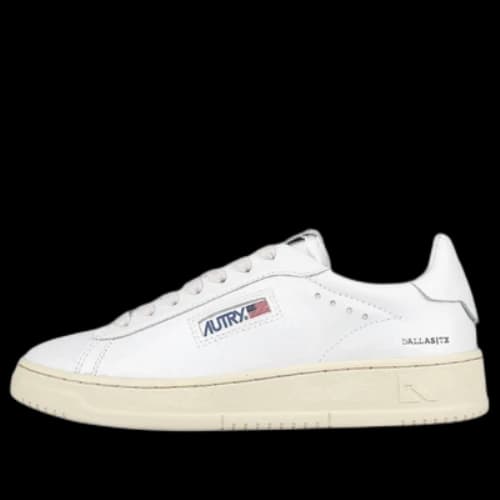 Autry Dallas Leather Low 'White Cream'