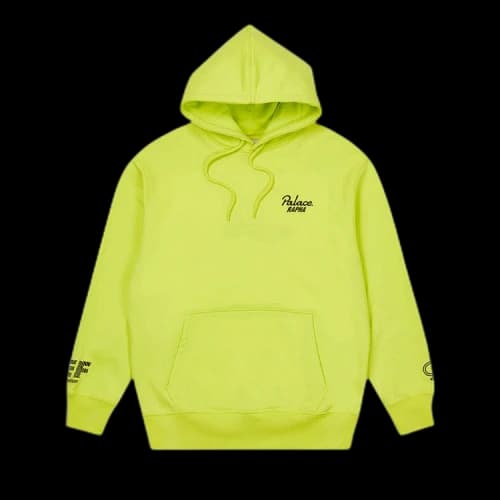Palace x Rapha EF Education First Hoodie 'Neon Yellow'
