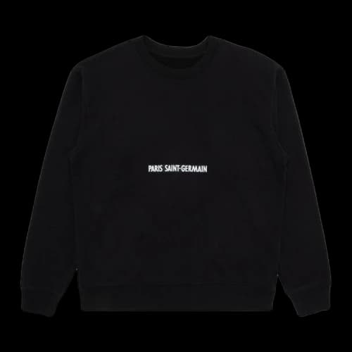 GOAT Exclusive Paris Saint-Germain ‘92-’96 Letter Crest Logo Crewneck 'True Black'