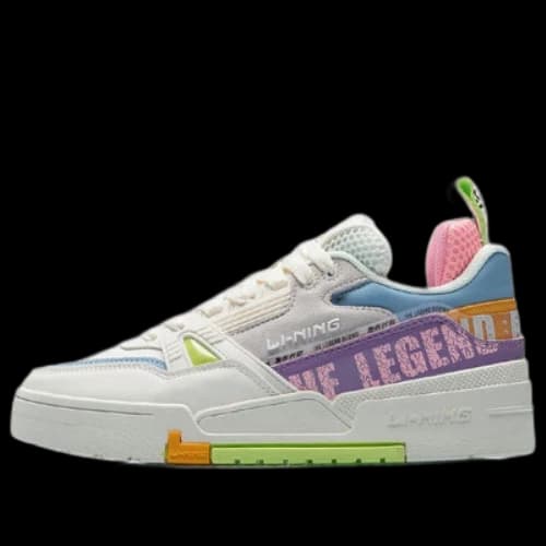 Li-Ning 001 BTC 'White Blue Purple' (Women's)