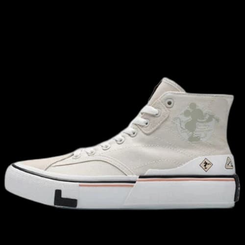 Li-Ning Canvas Hi Shoes 'Beige White' (Women's)