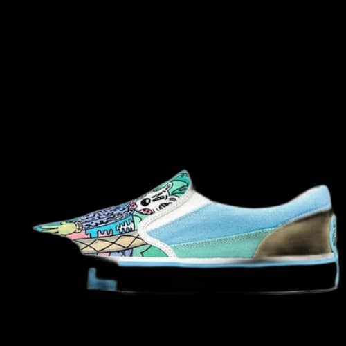 Li-Ning x Steven Harrington Boogie Shoes 'Blue Multi' (Women's)