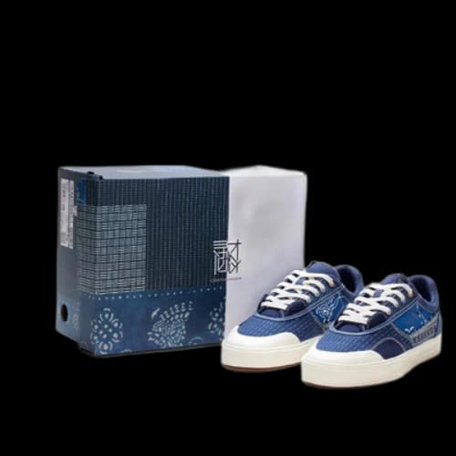 Li-Ning Wave Pro Low 50/50 'Blue White' (Women's)
