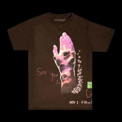 Cactus Jack by Travis Scott All Seeing Hands Tee 'Brown'