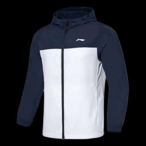 Li-Ning Training Series Logo Colorblock Hooded Jacket White