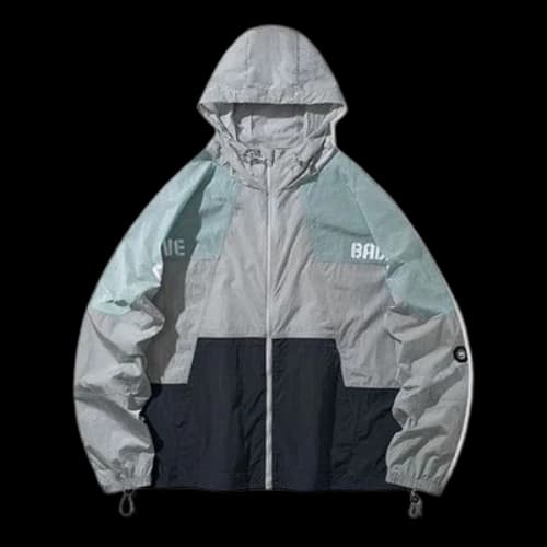Li-Ning Colorblock Sports Hooded Jacket 'Grey Green'