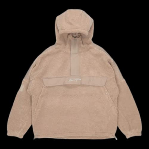 Li-Ning Graphic Polar Fleece Hooded Jacket 'Light Brown' (Women's)