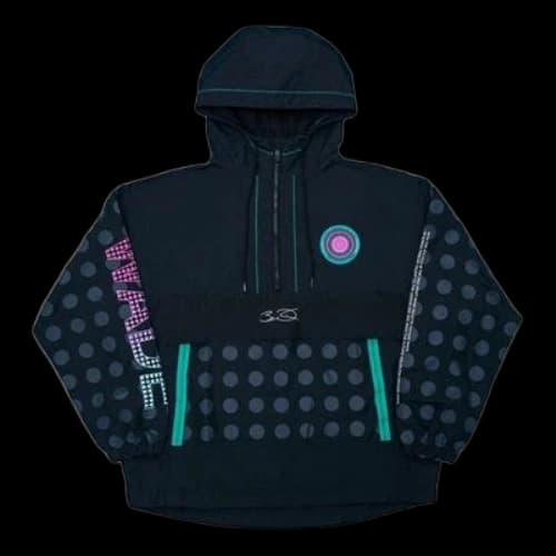 Li-Ning Way Of Wade Polka Dots Half Zip Jacket 'Black Multi'