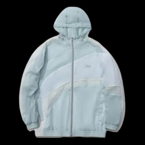 Li-Ning Logo Sports Windbreaker 'Light Blue'