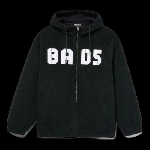 Li-Ning BadFive Logo Full Zip Hooded Jacket 'Black White'