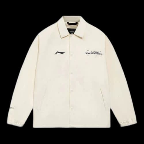 Li-Ning Series Logo Alphabet Printing Lapel Jacket 'Creamy White'