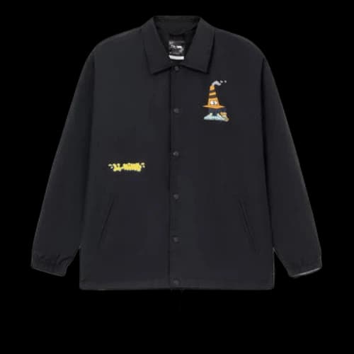 Li-Ning x Persue Crossover Cartoon Printing Jacket 'Black Yellow'