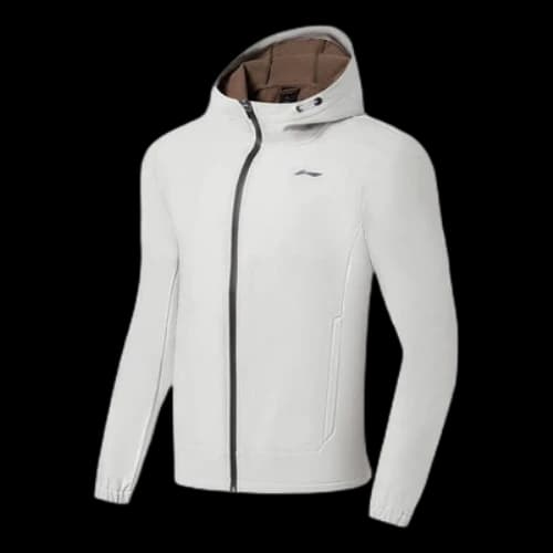 Li-Ning Athletics Hooded Jacket 'White Black'